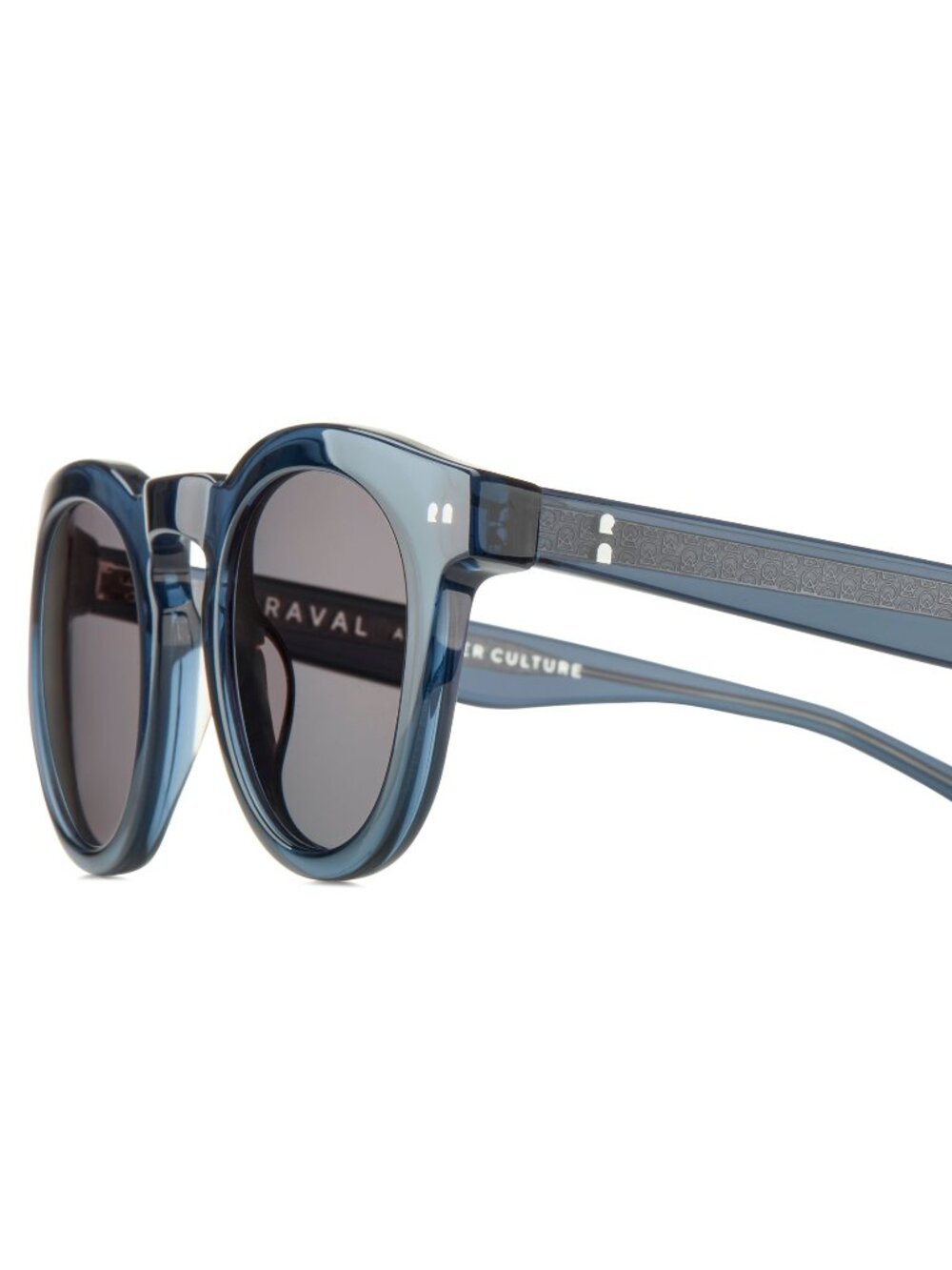 New Raval Eyewear Men's Sunglasses Multicolor Square Grey Lens Acetate Frame